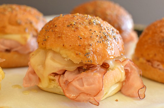 Hot Ham and Cheese Sandwiches