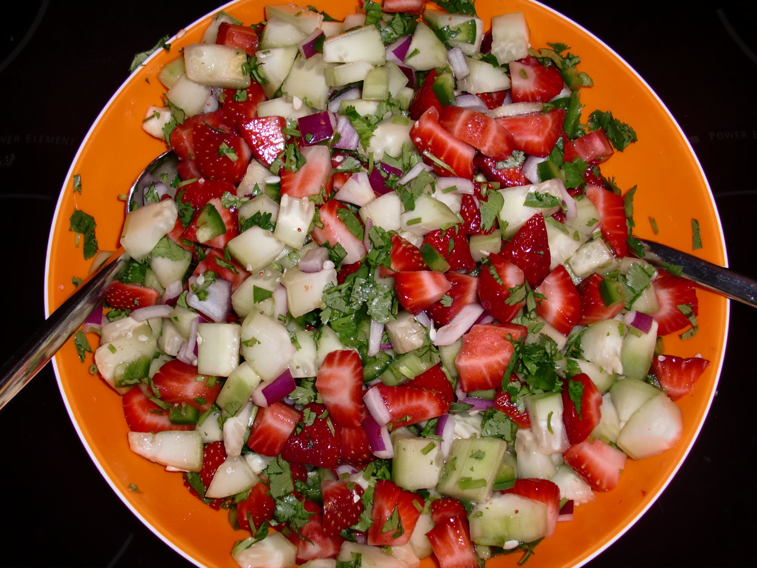 Strawberry Cucumber Salsa